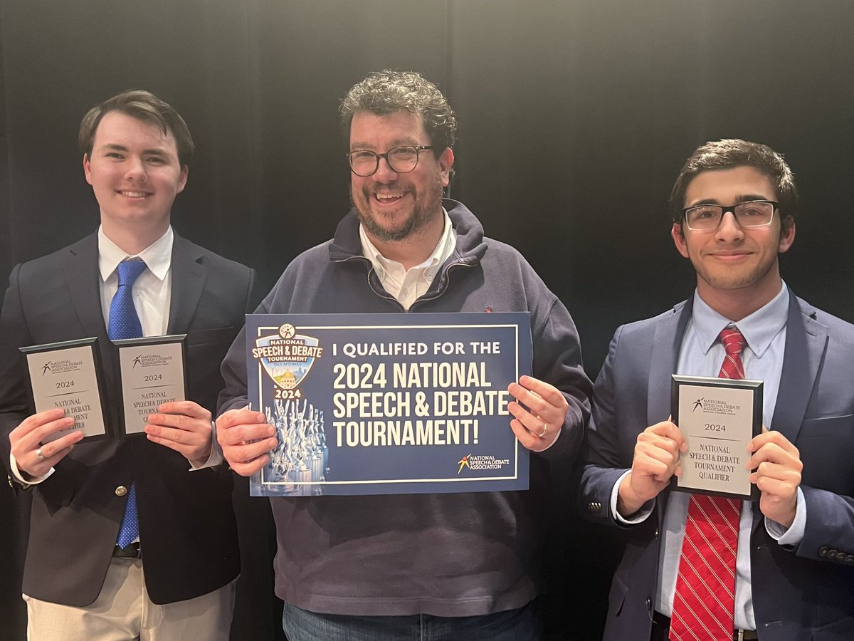 mrobville's tweet photo. NSDA NATIONAL QUALIFIERS
Murray High Speech Team members Aidan Wild and Ali Yarali will attend the National Speech and Debate Association Tournament June 16-21 in Des Moines. Aidan will compete in International and Ali in US Extemp.  #emulate @speechanddebate #murrayschools https://t.co/bDEtZuAbdp