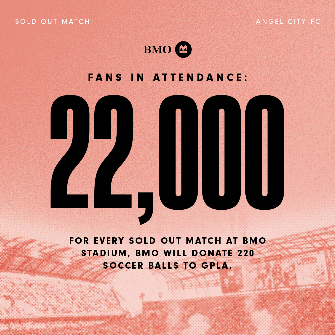 Thank you to all our fans for selling out @BMOStadium for our Home Opener. #AngelCityFC  | @BMO_US