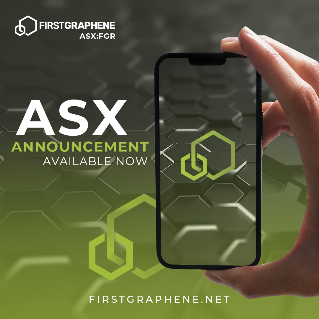 $FGR has successfully produced graphene oxide at its manufacturing facility in WA.

This is a significant development for FGR, opening up new market opportunities for the high-value product and bolstering the Company’s commercialisation strategy.

Read on: app.sharelinktechnologies.com/announcement/a…