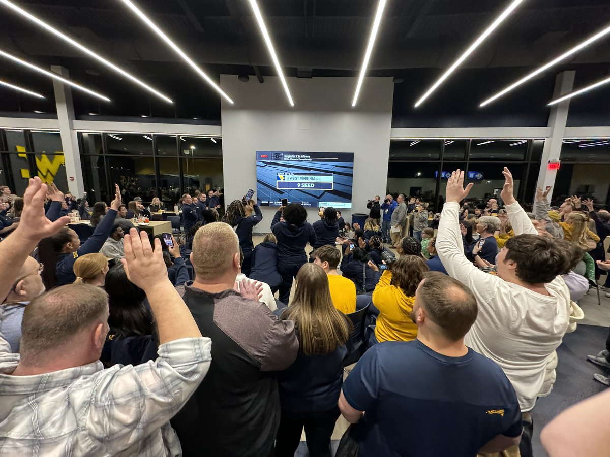 Let’s go dancing!! Proud of our team…they’ve earned the opportunity to represent in the NCAA Tournament! Let’s do this Mountaineers!!