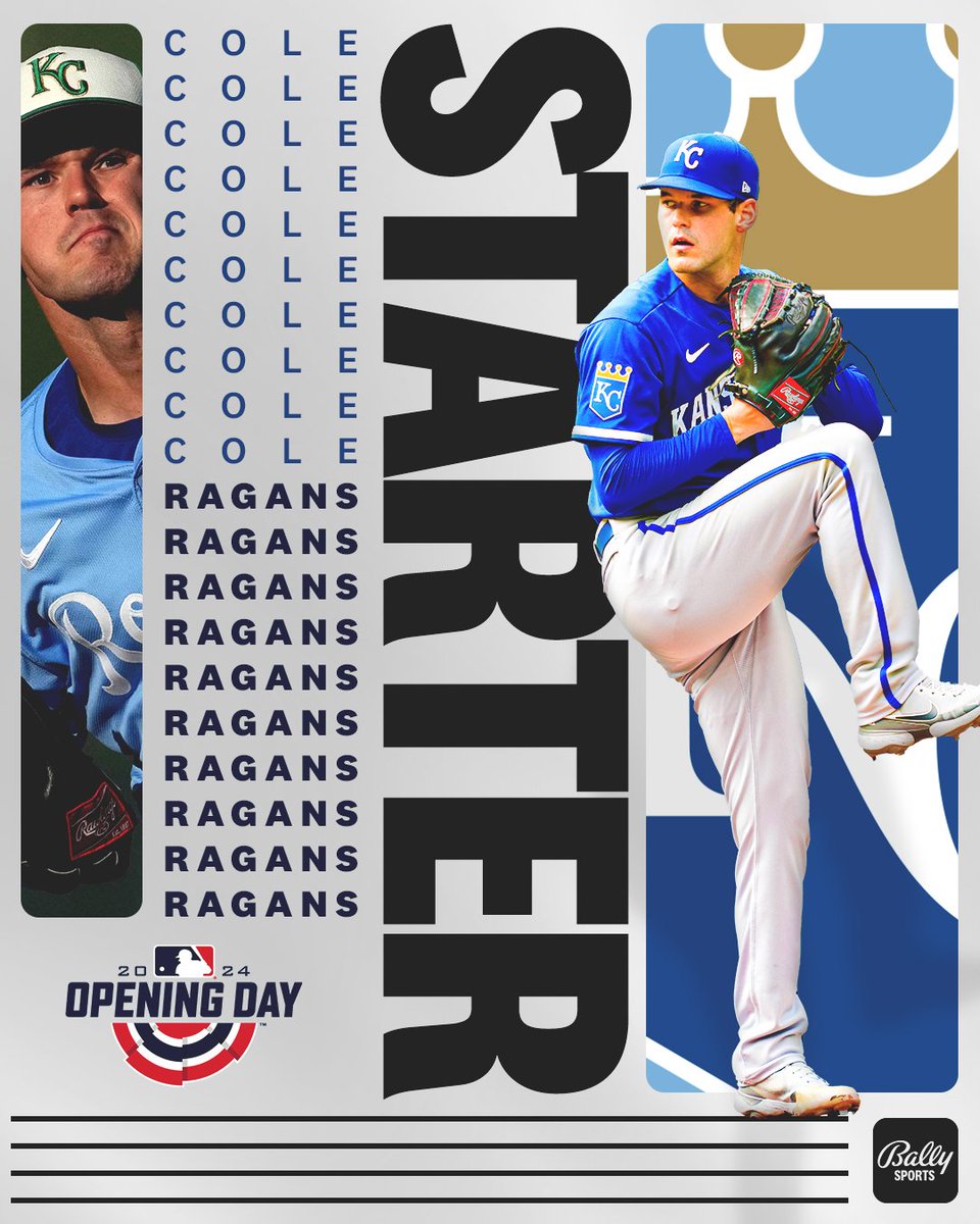 🌍 COLE WORLD 🌍 Cole Ragans is your 2024 #Royals Opening Day starter!