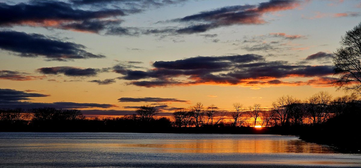 Another #BuenaVista = #BeautifulView sunset in Storm Lake