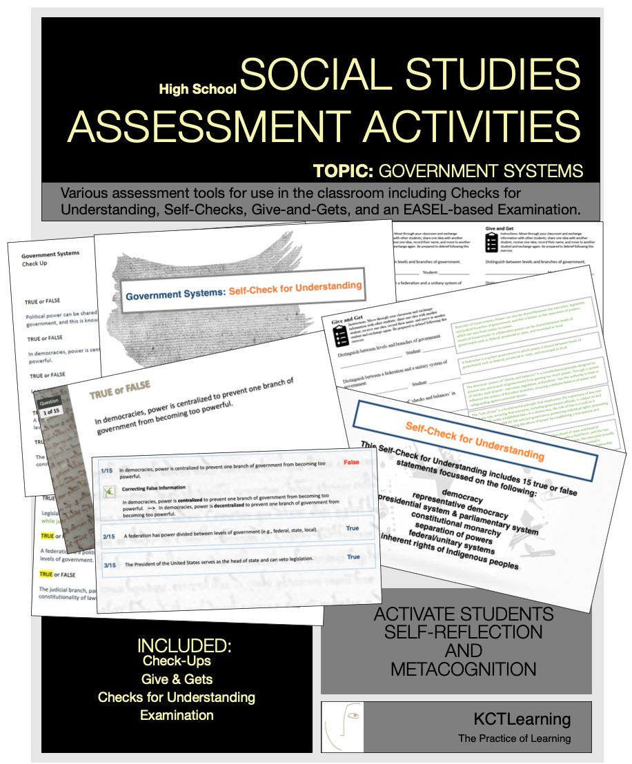 Added: an online 20 item examination for Government Systems.  Check out our Systems Assessment Activities (Canadian Curriculum) teacherspayteachers.com/Product/Govern… #tpt #ata #bctf #stf #mbteachers #onted #teacherspayteachers #yeg #yyc #yyz #yvr #yul #yhz #yqb #ywg #yow #yyt #yba #yyj #yyg