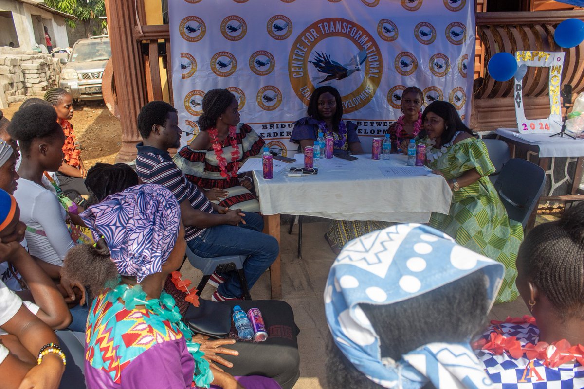 CTLAD_SL's tweet photo. 🎉 Celebrating #InternationalWomensDay
CTLaD Girls' Mentoring Club held an inspiring dialogue for inclusivity. Meanwhile, at CTLaD Tengbeh Town Girls' Mentoring Club, mentees honored their beloved Mothers. CEO Abu Stephen Conteh expresses gratitude to all remarkable women #ctlad https://t.co/RJDLFa8tqP