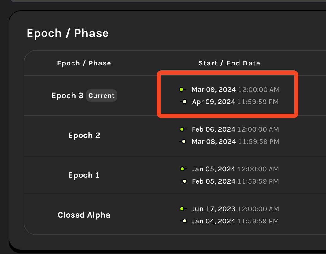 Grass 这波EP3 到4 月9 日感觉大概率是发币空投前的最后一波了目前积分在交易所还稳定在3U/千上班用公司电脑挂挂不吃亏，至少也薅个空投低保