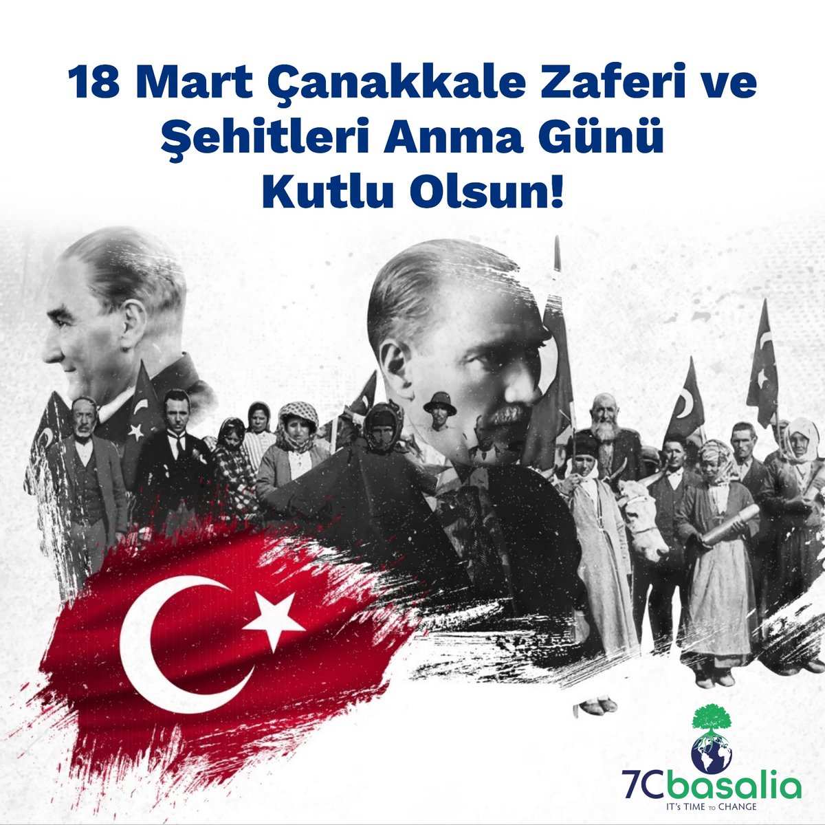 7cbasalia's tweet photo. Çanakkale Zaferimizin 109. yılında, Cumhuriyetimizin kurucusu, Gazi Mustafa Kemal Atatürk başta olmak üzere Çanakkale’nin ve istiklal mücadelesinin bütün kahramanlarını şükran ve minnetle anıyoruz.

#7Cbasalia #18Mart #ÇanakkaleZaferi #ÇanakkaleGeçilmez https://t.co/aOkIPDhPXH