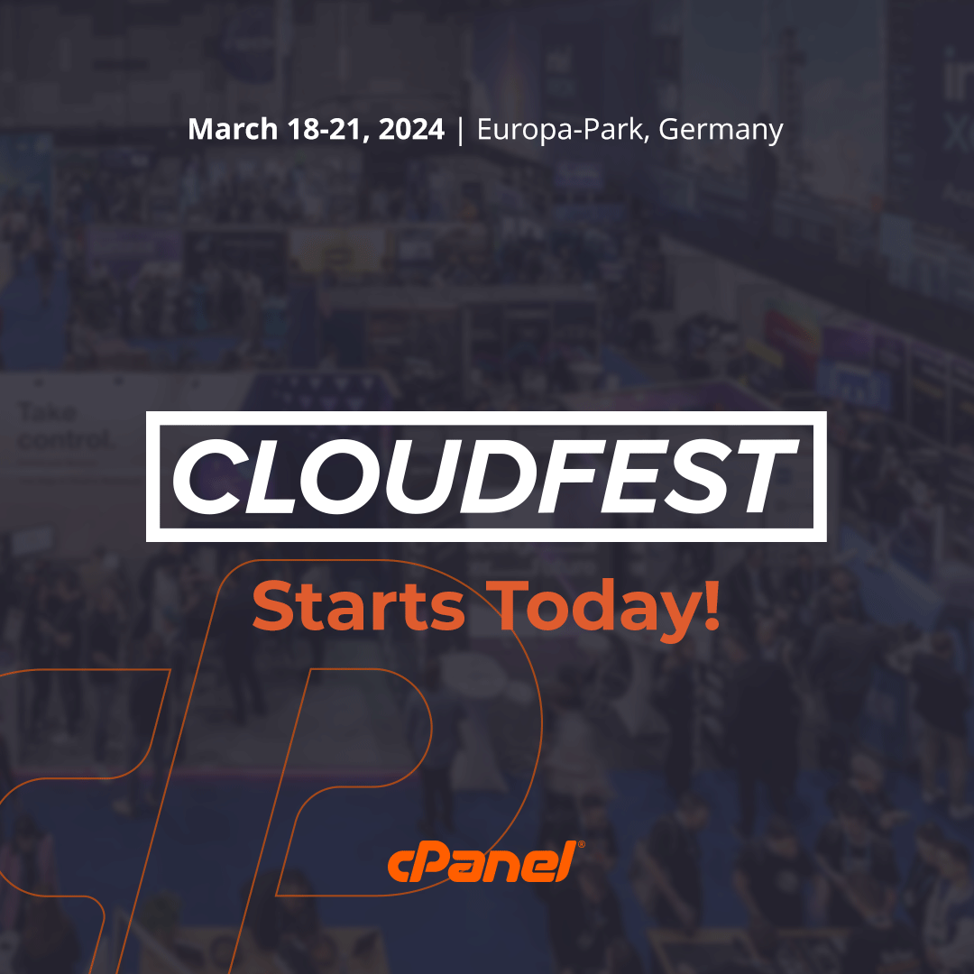 cPanel's tweet photo. Is there any better way to kick-off @cloudfest 2024 than with WordPress day? 🎉 WebPros is here and ready to share what we know about optimizing your WordPress experience. Check the agenda and plan your day: https://t.co/2EZpAGqsc3
#CloudFest #WordPressDay #WordPress https://t.co/9yhx83QzTu