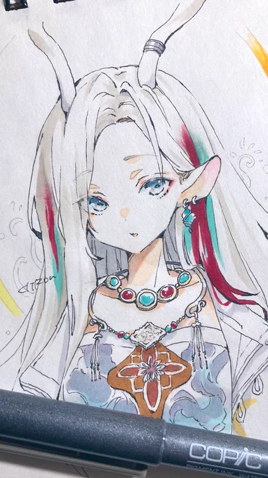 九色鹿さん#アークナイツ 