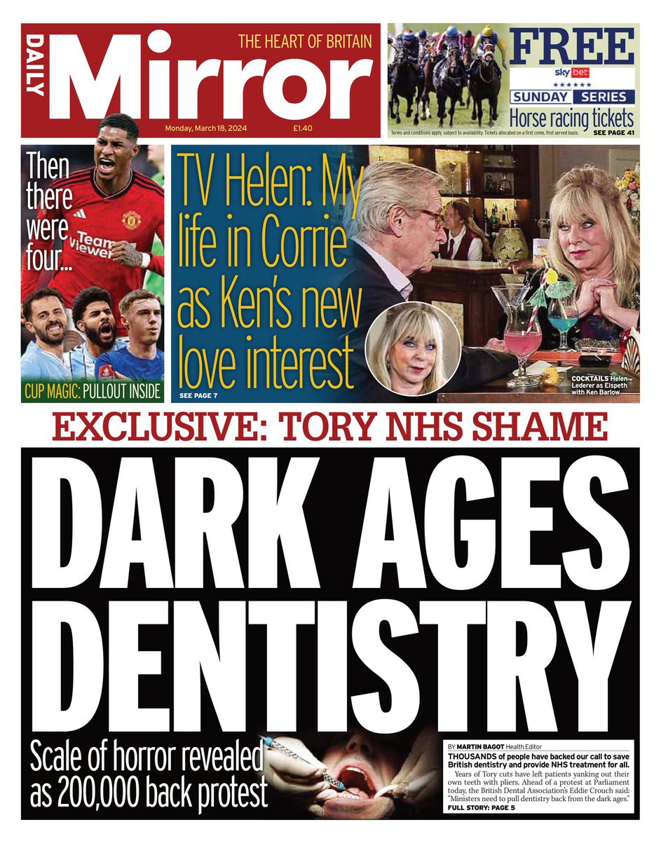 “This isn’t a postcode lottery any more,” says @EddieCrouch “It’s the whole phone book.” We’re seeing horrors that have no place in a wealthy nation. Government’s unfunded, unambitious plan won’t pull dentistry back from the dark ages. Sign here: 38d.gs/SaveNHSDentist…