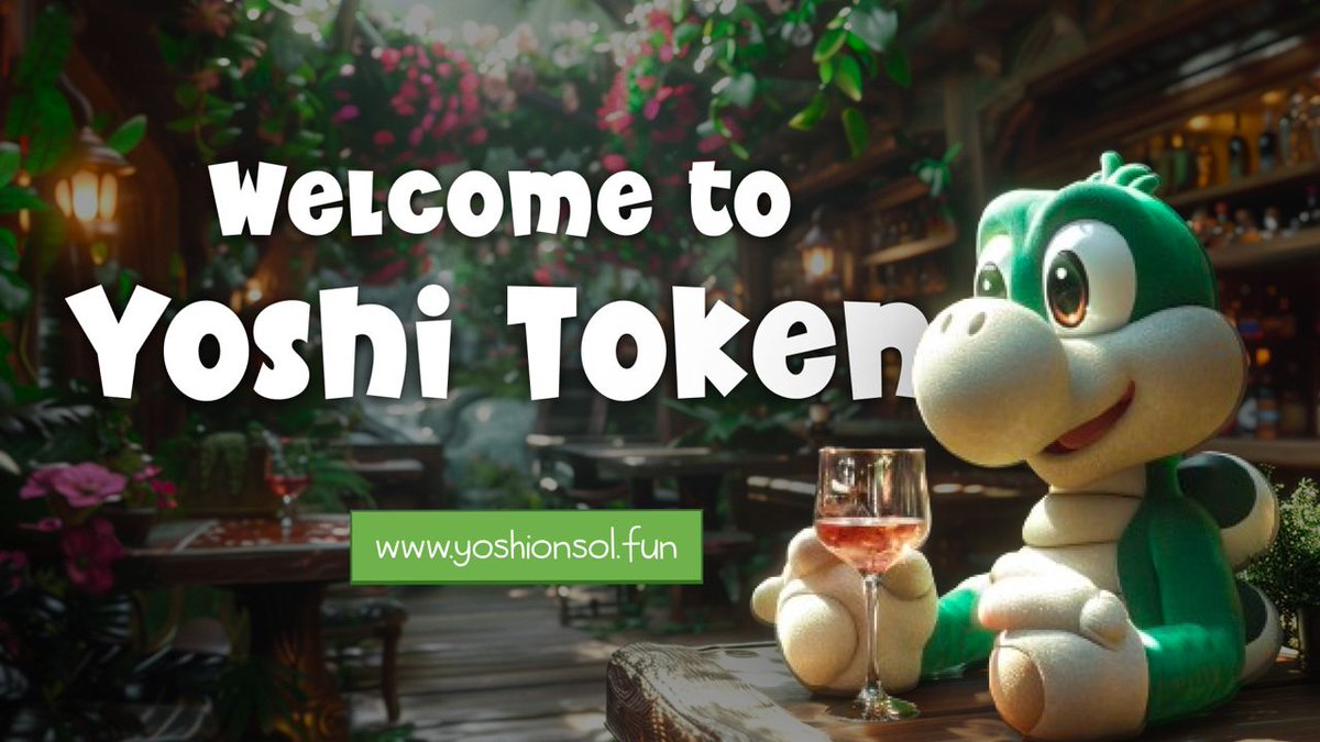 YoshiInuSOL's tweet photo. It's happening! Are you ready?

#Yoshi #SolanaMemeCoins #Solana #SolanaAirdrop #BTC #BNB #ETH #SuperMario https://t.co/muAOxY3Bnl