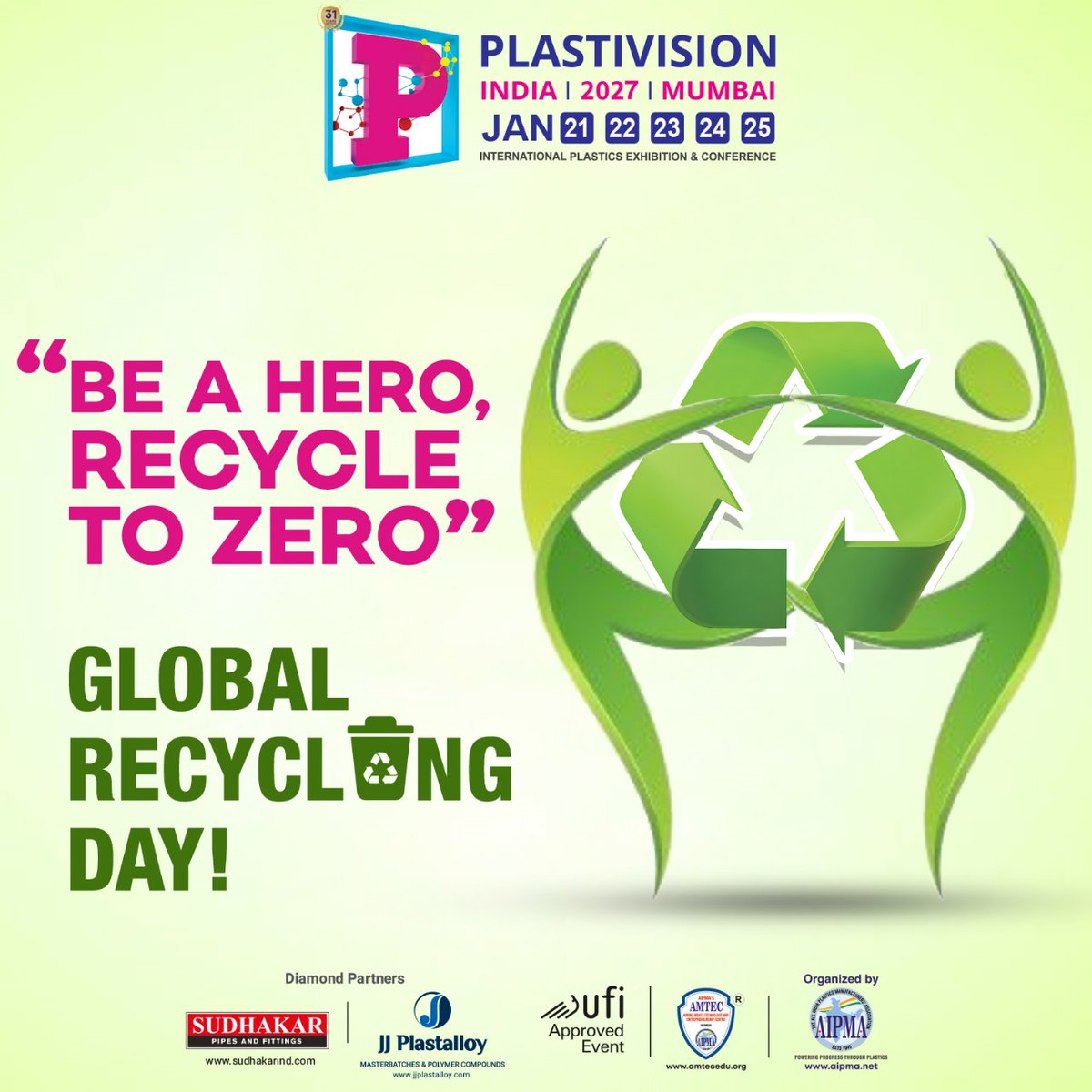 Recycled materials serve nation once more,

Improving competitiveness, prosperity & create job

Also save environment for gen next

Make India Stronger 

Recycle ♻

#PlastivisionIndia #GlobalRecyclingDay #recycling #upcycling #environment #PlasticsIndustry #PlasticsInnovation