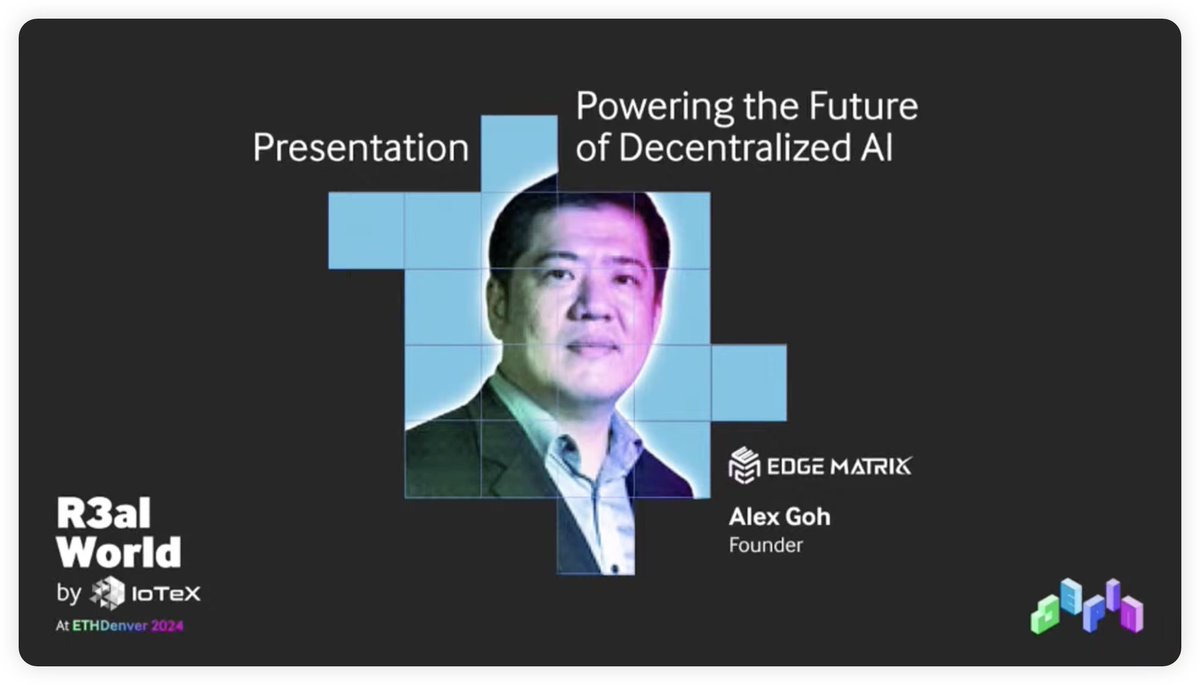Discover the future of #AI+#Web3 with Alex, EMC's founder, as he unveils a groundbreaking #DeAI ecosystem at #ETHDenver2024 .

EMC is making significant strides by establishing an economically driven GPU network, streamlining AI development, and achieving unparalleled cost…