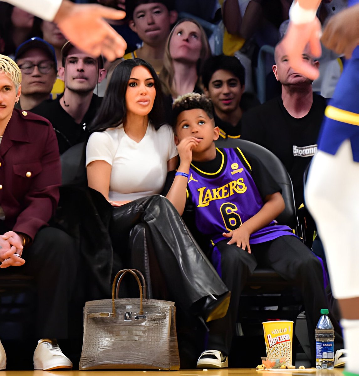 Kim and Saint at the Golden State Warriors v Lakers game. (March 16)
