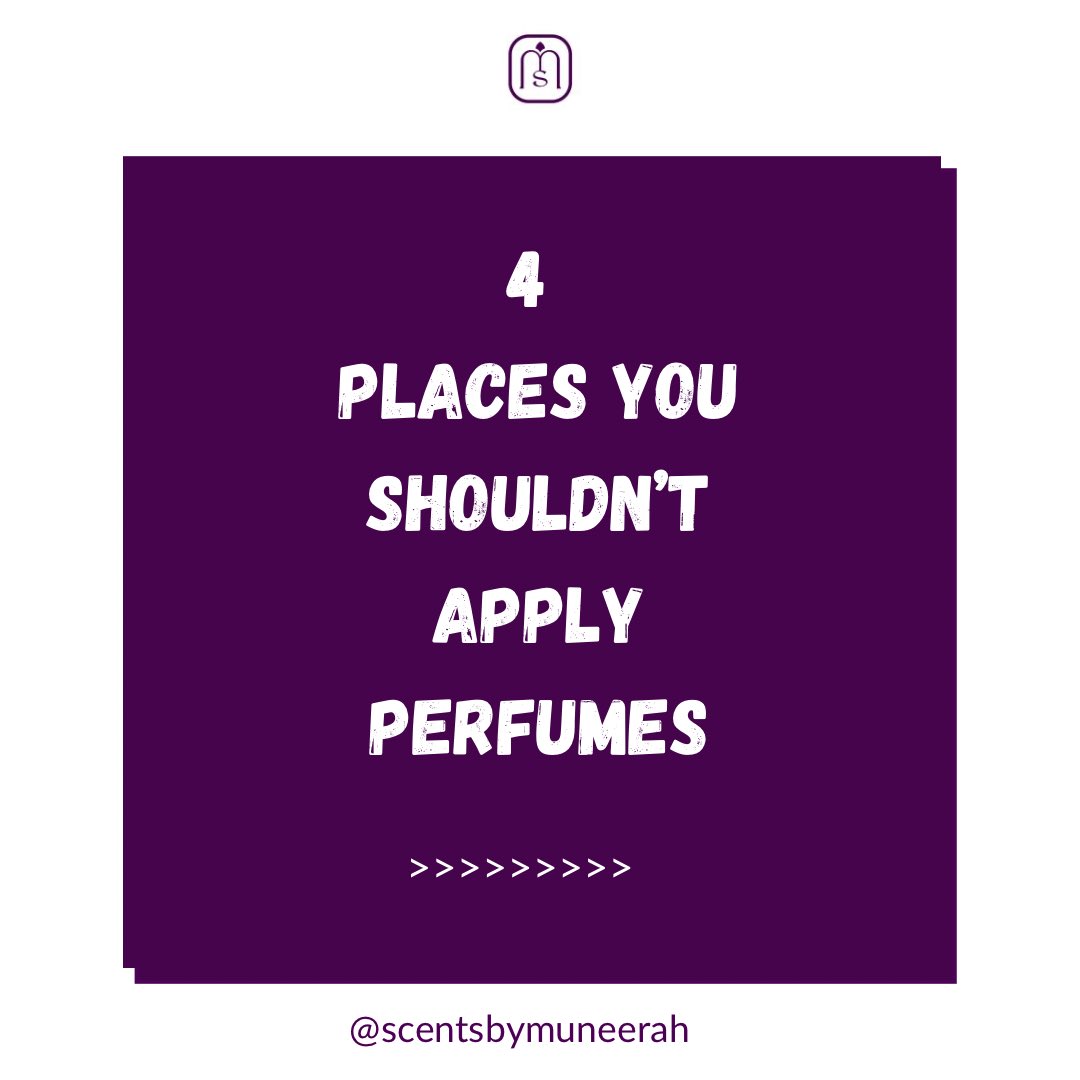 munneeraah's tweet photo. 4 BODY PARTS YOU SHOULD NOT SPRAY PERFUME.

It is important to be cautious with perfume application to prevent discomfort and reactions on delicate skin.

It is safe to stick to applying perfumes on pulse points(wrists and neck). https://t.co/bBLoyTIrzR