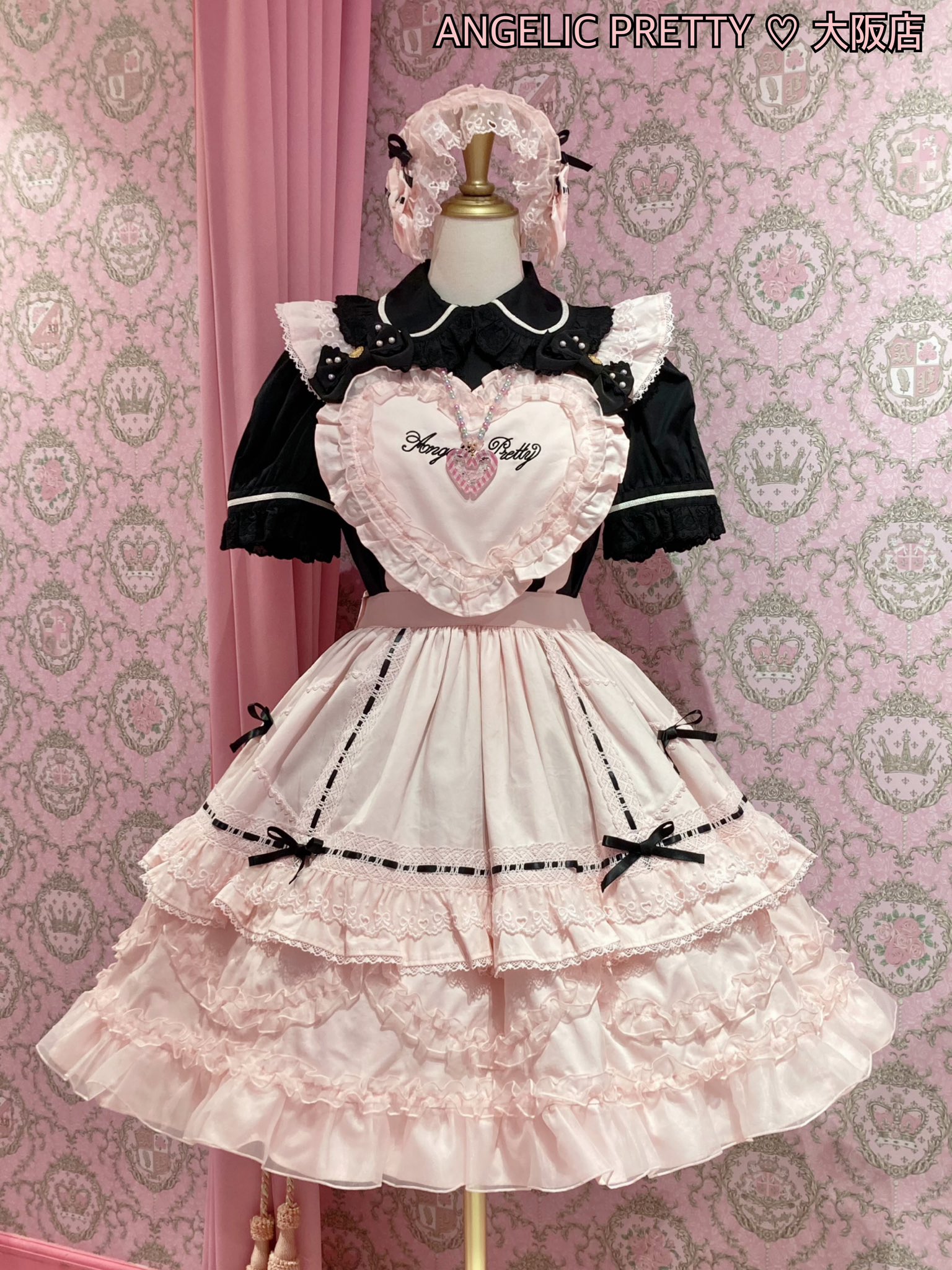 Angelic Pretty サスペンダー スカート カシューシャ付き Angelic Pretty サスペンダー スカート カシューシャ付き