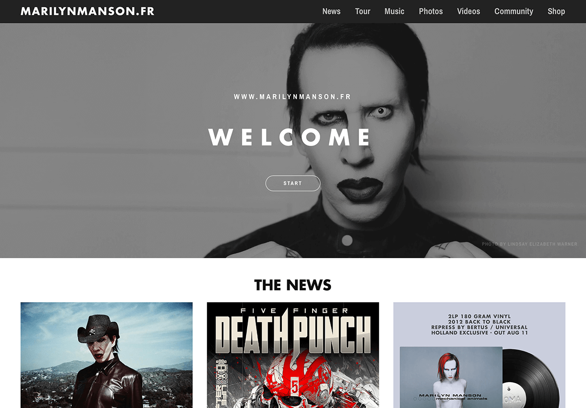 OUR NEW WEBSITE IS LIVE😀 ➡️marilynmanson.fr
