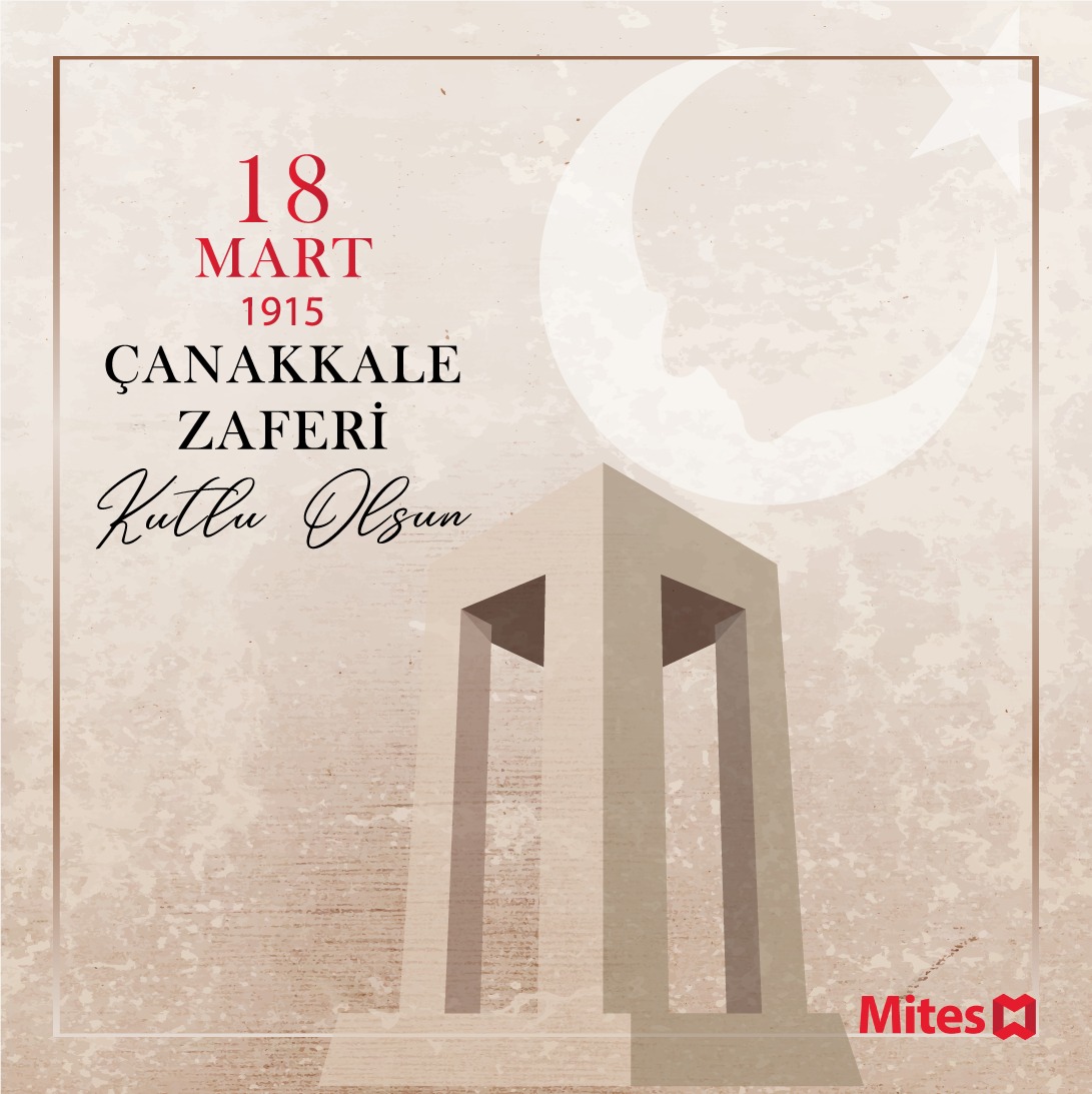 18 Mart Çanakkale Zaferi’nin 109. yıl dönümünde, tüm şehitlerimizi rahmet ve minnetle anıyoruz. Aziz milletimizin, Çanakkale ruhuyla birlik ve beraberlik içinde nice zaferlere imza atacağına inancımız tamdır.

#Mites #18Mart #ÇanakkaleZaferi #ŞehitlerimiziUnutmadık