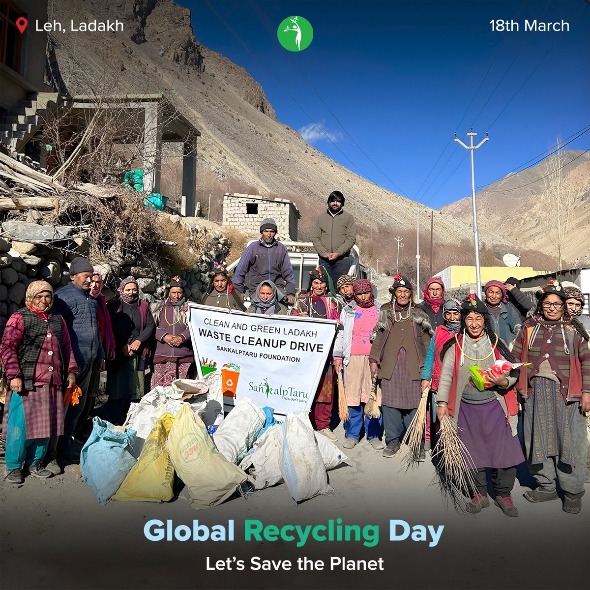 Every small action counts!

Share your photos of what you're recycling to inspire others!

Tag us in your pictures @sankalptaru_foundation and be our #RecyclingHero.

#SankalptaruFoundation #GlobalRecyclingDay #WorldRecyclingDay2024 #ZeroWaste #RecyclePlastic #Act4SDGs #SDGs