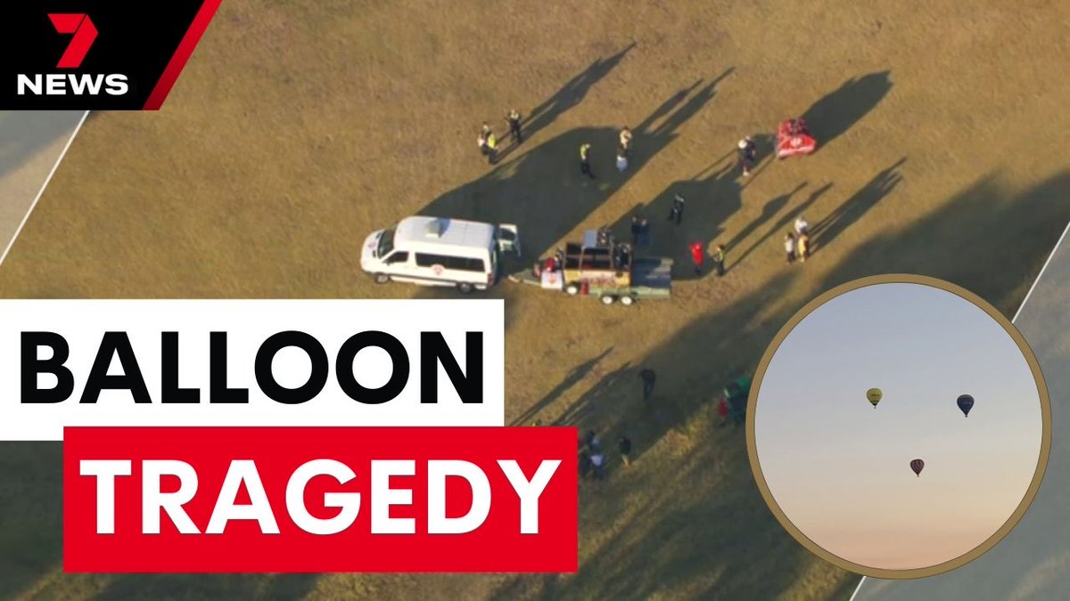 There are a string of investigations underway tonight after a hot air balloon flight took a tragic turn when a passenger fell to his death. The man plunged 450 metres to a street in Melbourne, leaving fellow passengers and residents in shock. youtu.be/0x8Vy39sAJ0 #7NEWS