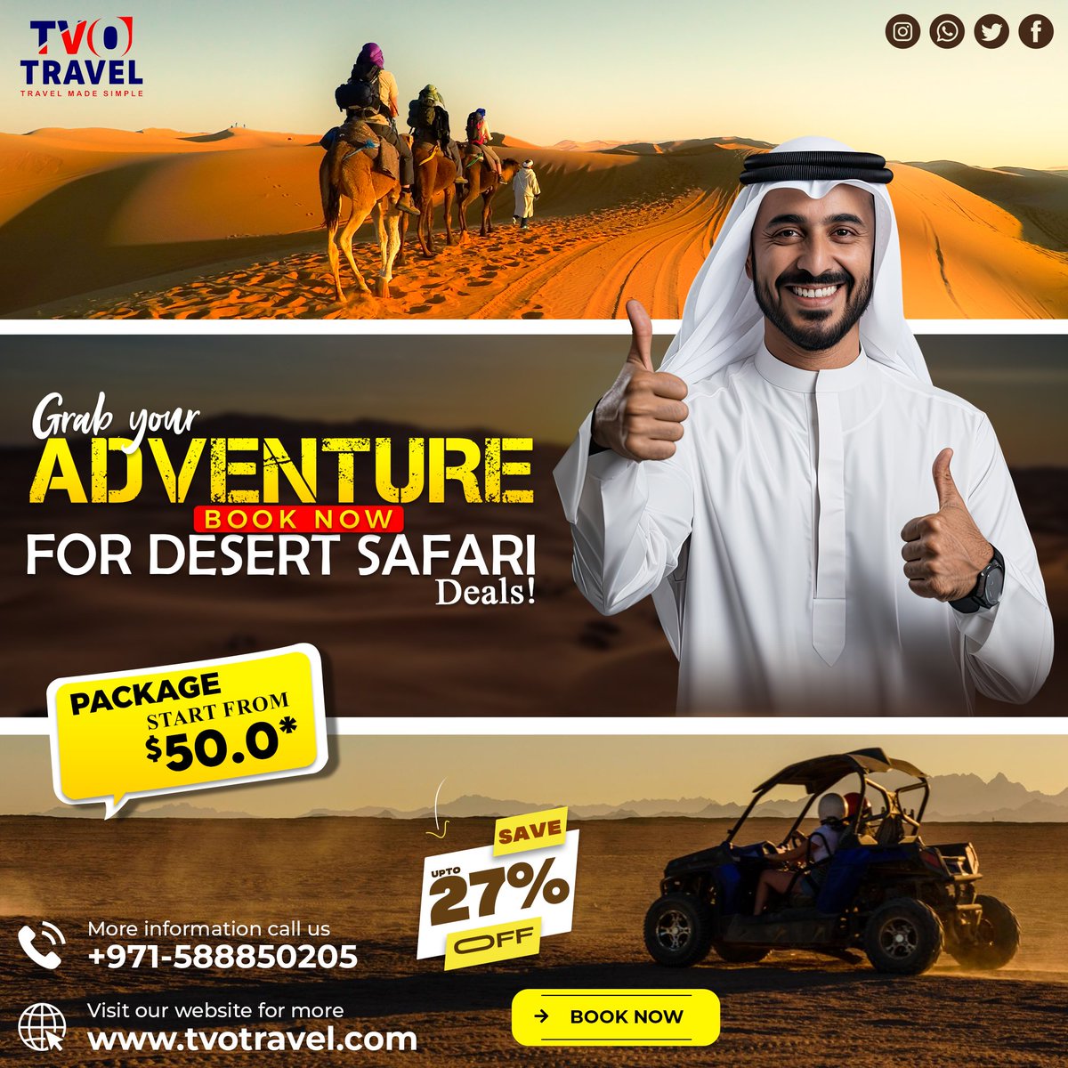 TvoTravel's tweet photo. Discover Dubai's Desert Wonders: Book Your Safari Now!

https://t.co/JllONV51LM
#dubaidesertsafari #desertadventure #tvotravel #AdventureDeals #exploredubai #DesertExploration #booknow #traveloffers https://t.co/DjNEYPqz3N