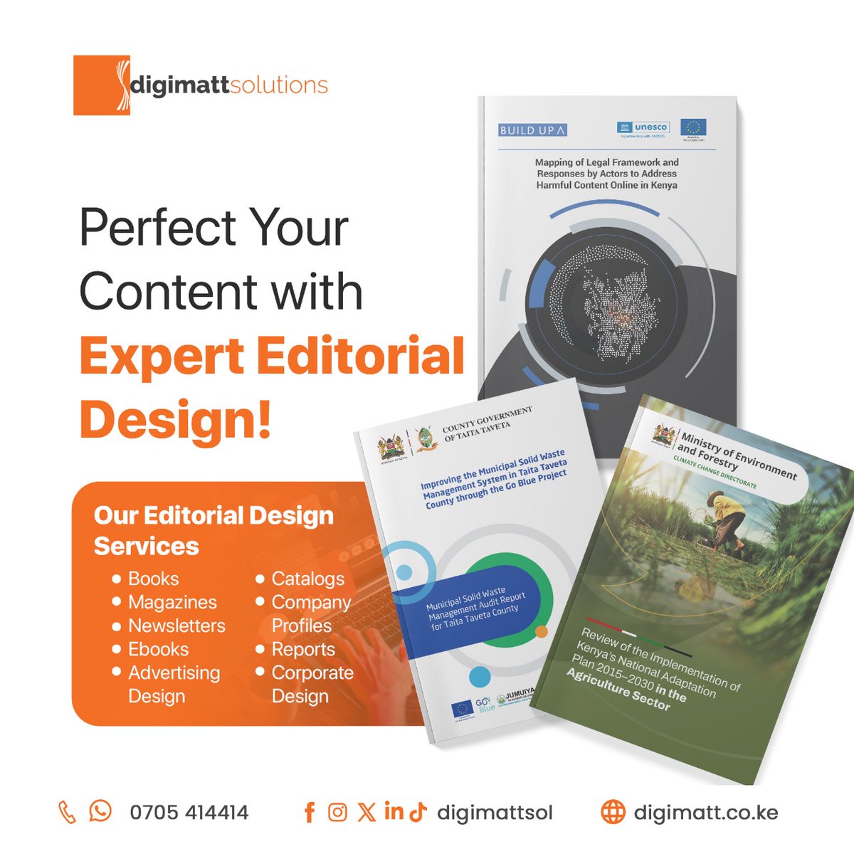 Digimattsol's tweet photo. Do you have any publishing and editorial work?

Please get in touch and we will elevate your brand with our expert editorial design.

We do the following;
       -Copy editing
       -Translations
       - Design and Layout
       - Printing
#editorial #GraphicDesign #Design https://t.co/OcbTLn8Xtc