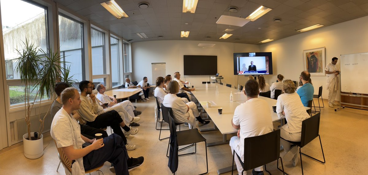 Edina Hadžiselimović, MD, PhD 💜👩🏻⚕️🩺🎶🇩🇰 (@dredinah) on Twitter photo Enjoying national 🇩🇰 grand rounds lecture by <a href="/drjohnm/">John Mandrola, MD</a> arranged by <a href="/cardio_dk/">Dansk Cardiologisk Selskab (DCS)</a> with my colleagues from @AmagerHvidovre, Dept. of #cardiology 💜🤩
#CardioTwitter #CardioEd Enjoying national 🇩🇰 grand rounds lecture by <a href="/drjohnm/">John Mandrola, MD</a> arranged by <a href="/cardio_dk/">Dansk Cardiologisk Selskab (DCS)</a> with my colleagues from @AmagerHvidovre, Dept. of #cardiology 💜🤩
#CardioTwitter #CardioEd
