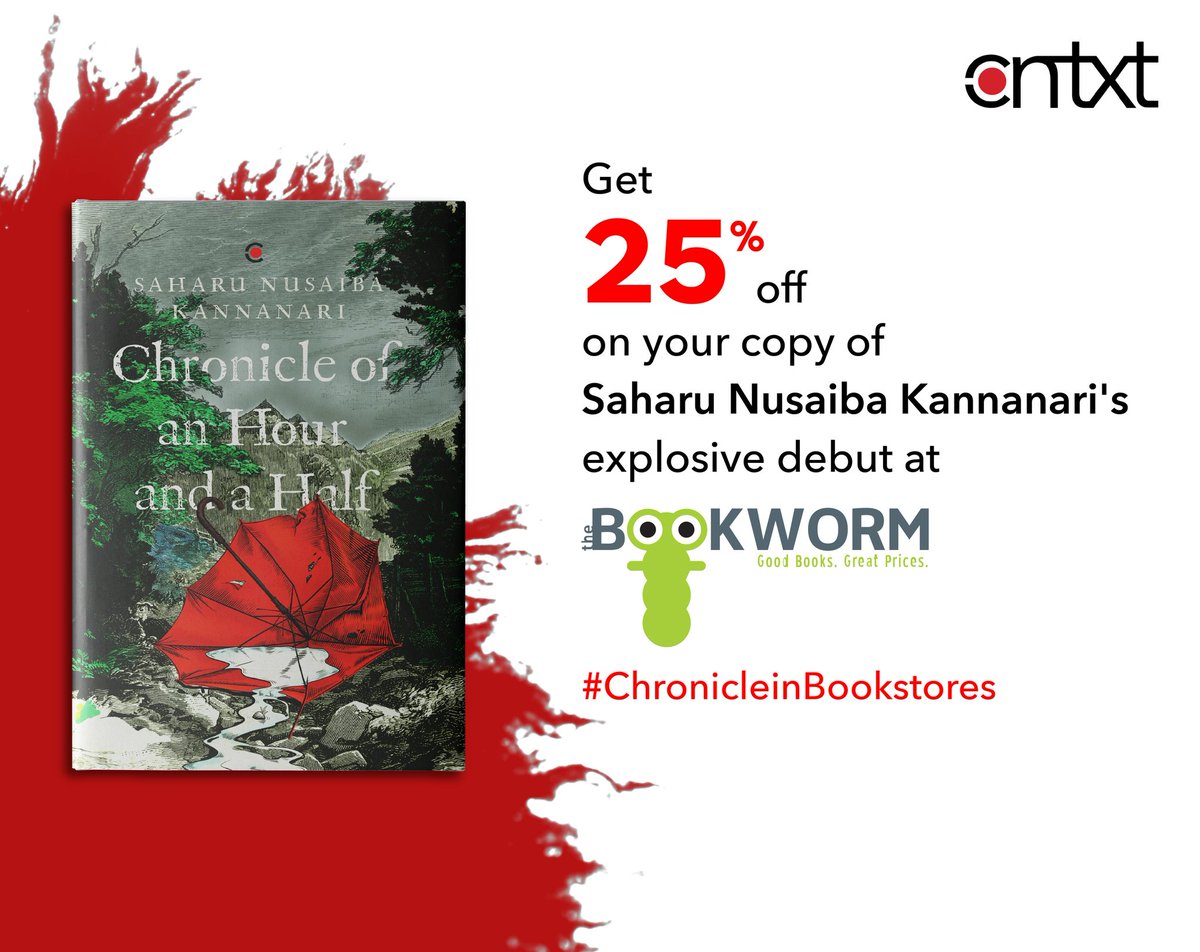 We have a great way of curing your #MondayBlues! 
@bookworm_Kris is joining the #ChronicleinBookstores campaign with this special offer. 

Get your copy today!