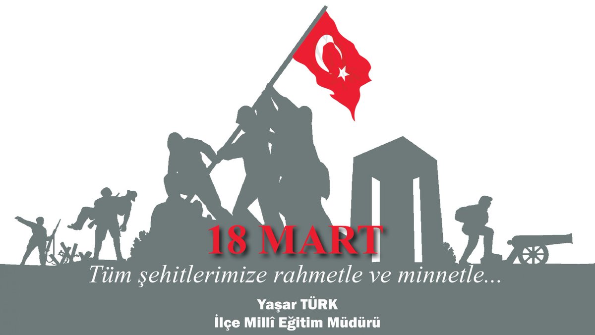 18 Mart Şehitleri Anma Günü ve #ÇanakkaleZaferi’nin 109’uncu yıl dönümünde, tüm şehitlerimizi ve ebediyete irtihal eden gazilerimizi saygı, rahmet ve sonsuz minnetle anıyoruz. @Yasarturk6155 @kocakysr