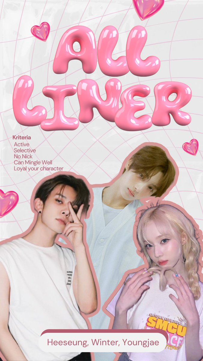 Howdy! We are looking for new comrades to join the fun in ALL LINER GDM. The criteria are active, selective, can mingle well and NO GHOSTING. Should you found yourself interested in joining, please leave your brief introduction as well as with your best smile. See you. 💫