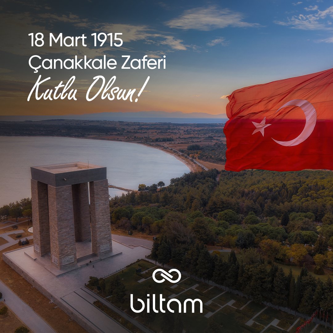 biltamlife's tweet photo. 18 Mart Çanakkale Zaferi’nin 109. yıl dönümünde başta Gazi Mustafa Kemal Atatürk ve silah arkadaşları olmak üzere vatan topraklarını geçilmez kılan bütün şehitlerimizi saygı ve rahmetle anıyoruz.

#18Mart #ÇanakkaleZaferi #Biltam #BiltamLife https://t.co/16Fx1WFt8e