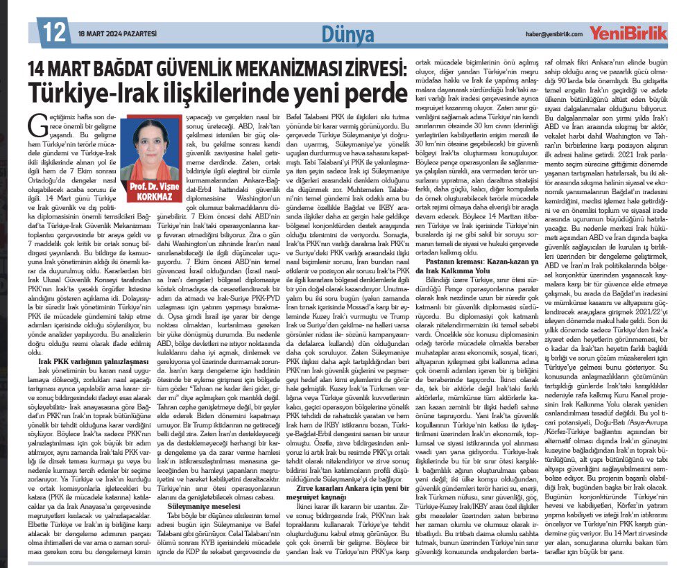 Bugün YeniBirlik / @gazetebirlik için kaleme aldım: gazetebirlik.com/yazarlar/14-ma… . İyi okumalar @NisantasiEdu