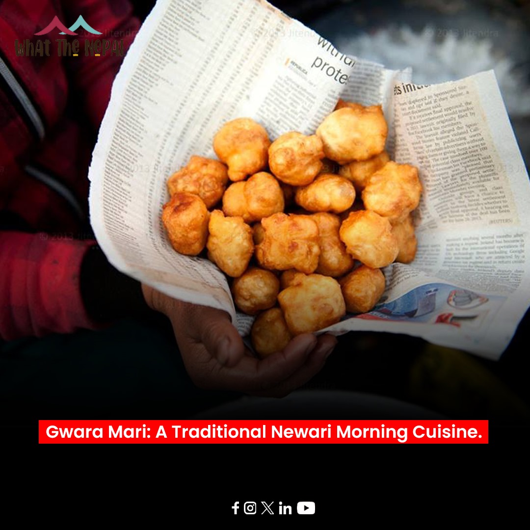 Read More: whatthenepal.com/2024/03/18/gwa…
#Nepal #Gwaramari #traditional #traditionalcuisine #traditionalfood #newarifood #cuisine #newaricuisine #morning #breakfast #breakfastideas #roundbread #CozyDelights #streetfood #bitefulexperience #Whatthenepal