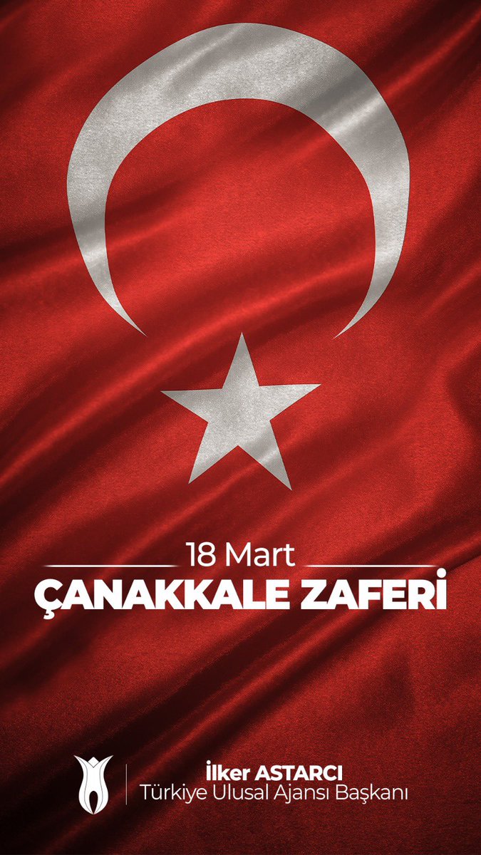 Çanakkale Zaferi’nin 109. yıl dönümünde, bu toprakları bize mukaddes bir vatan olarak emanet eden Gazi Mustafa Kemal Paşa ile tüm şehitlerimizi rahmetle ve şükranla anıyoruz.