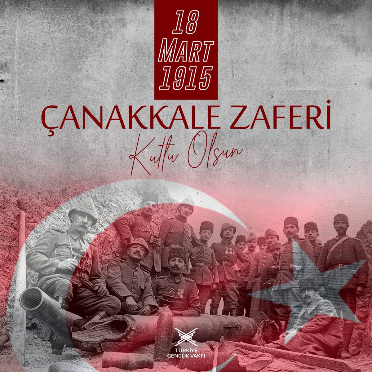 İman dolu göğsüyle çelik zırhlı duvarları parçalayan ecdadımız, Gençliğe sadece vatan toprağını değil bir duruşu da miras bırakmıştır. 

Destanın kahramanları aziz şehitlerimizi bu vesile ile bir kez daha dua ve şükranla anıyoruz.

#ÇanakkaleZaferi