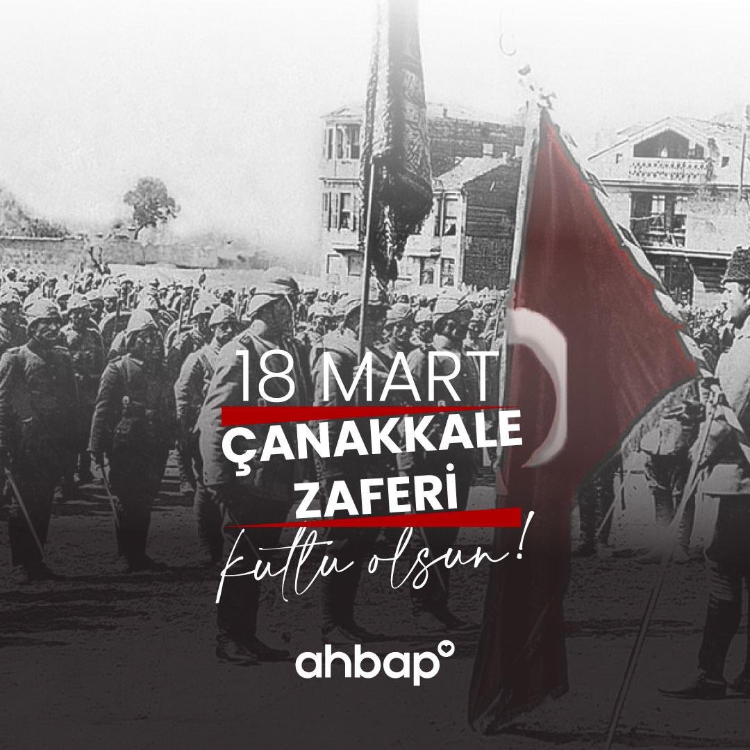 Çanakkale Zaferi’nin 109. yıl dönümünde Mustafa Kemal Atatürk ve silah arkadaşlarını saygı, sevgi ve minnetle anıyoruz. #18MartÇanakkaleZaferi