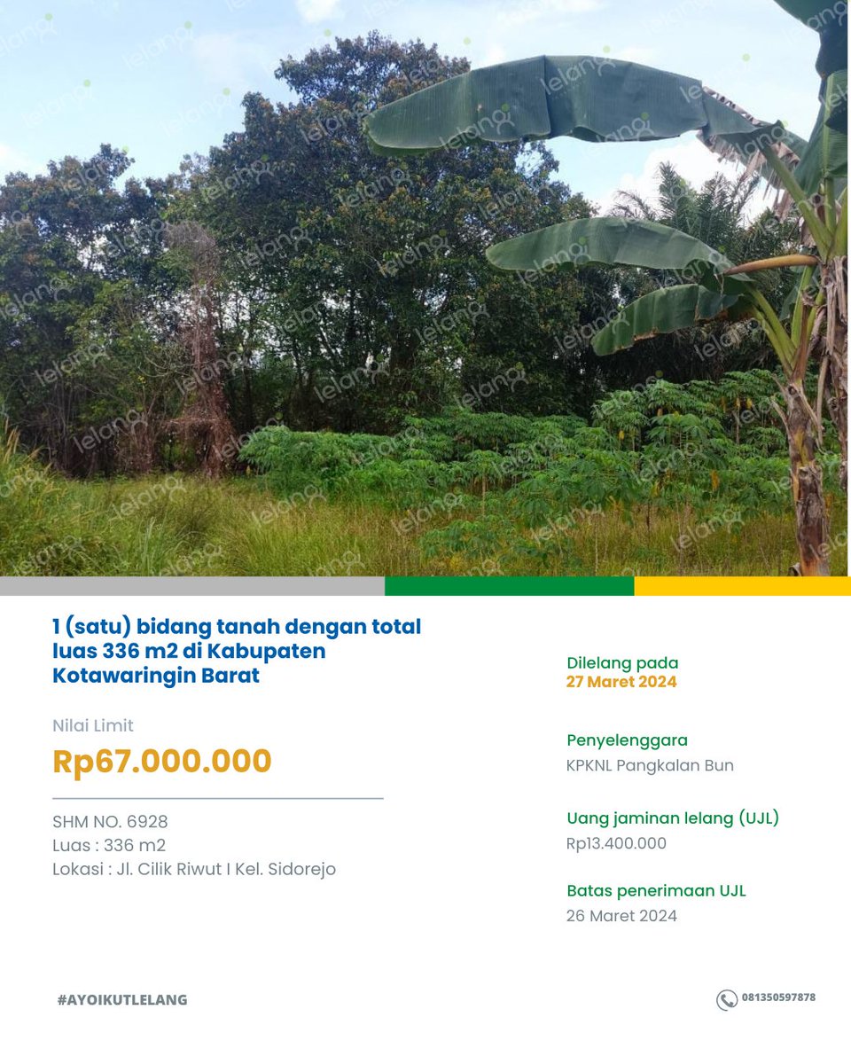 kanwildjknkst's tweet photo. Halo #SobatKaeN #BubuhanKeu
Siapa yang tiap sore berburu takjil???

Berikut sebagian barang berupa properti tanah dan/atau bangunan dan Produk UMKM yang akan dilelang melalui KPKNL Banjarmasin, Palangkaraya, dan Pangkalan Bun.

Untuk info lebih lanjut #SobatKaeN dapat ratBanar. https://t.co/nO9pmEASyE