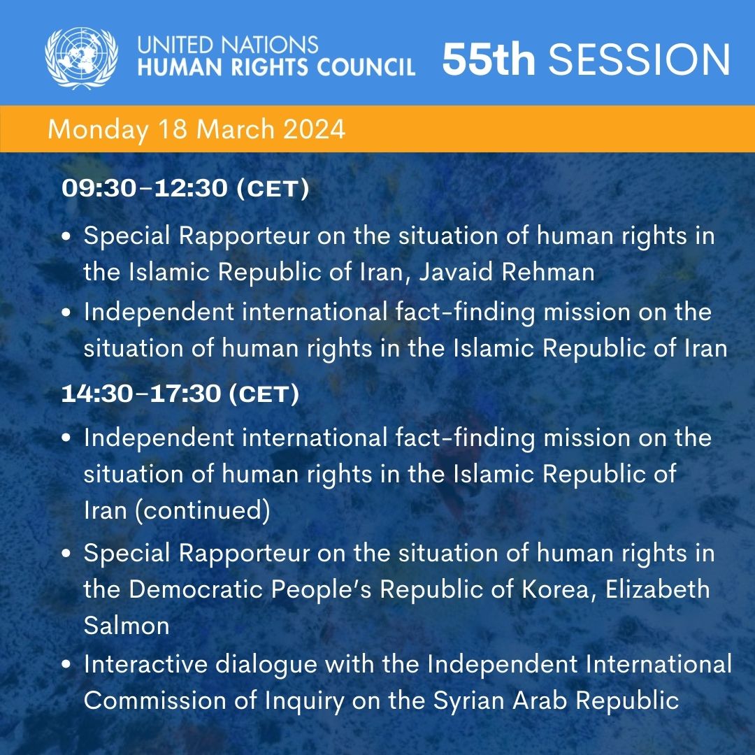 🔵 TODAY at #HRC55 Watch it HERE ▶ webtv.un.org/en/schedule/20… LIVE schedule ▶ hrc55.sched.com