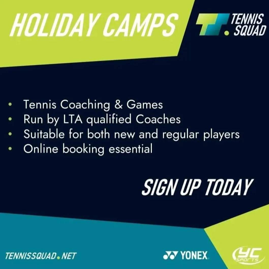 Easter Camps are GO 🚦🐣🎾

These sessions are for ages 5-14 of all tennis backgrounds. Running 9.30-12.30, they offer tennis and multi sports activities with all equipment provided and non-members welcome.

Book today ➡️ clubspark.lta.org.uk/FirbankDaleTen…