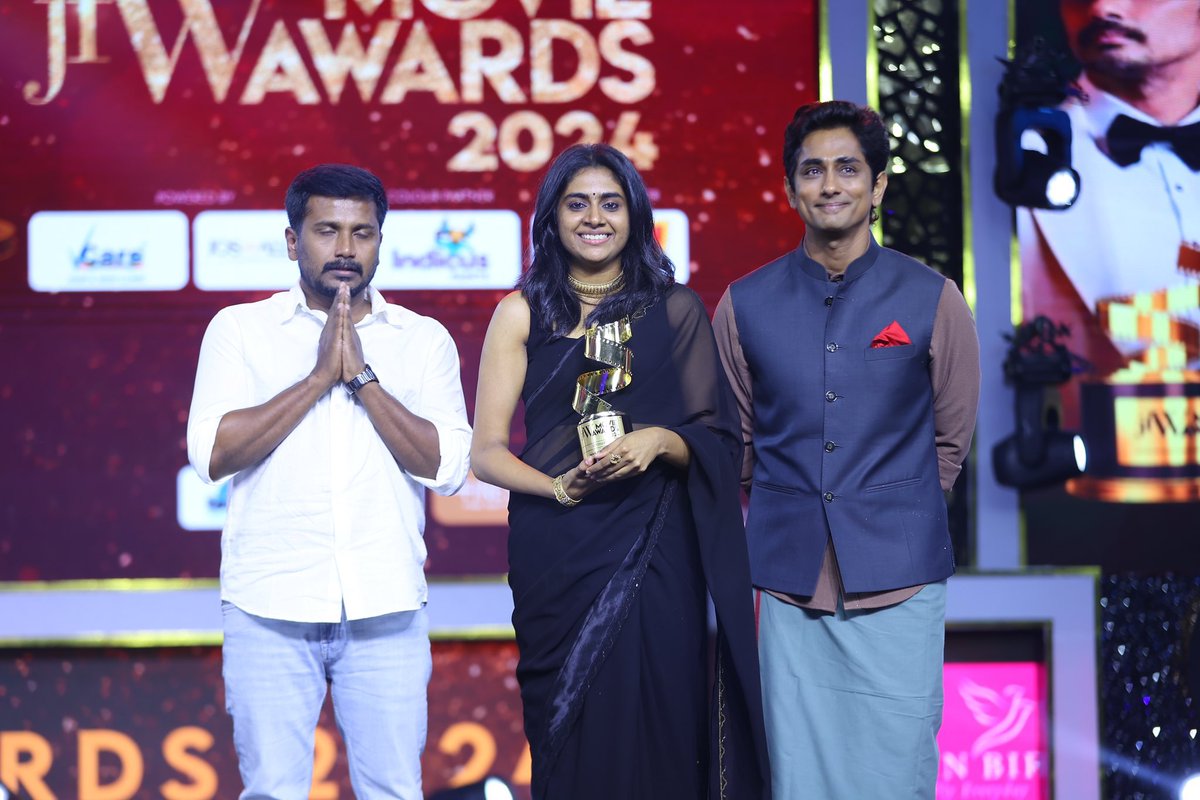 Best Debut Actress - Nimisha Sajayan for #Chiththa

 #JFWMovieAwards2024