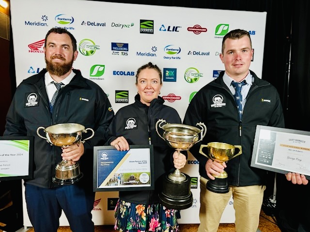Lots of wins over the weekend at the Dairy Industry Awards! Bay of Plenty winners included Sophia Clark & Aaron Mills, George King, and Luke Feiss. Central Plateau winners included Paul & Sarah Koopal, and Jessie Pope. Congrats everyone! 👏