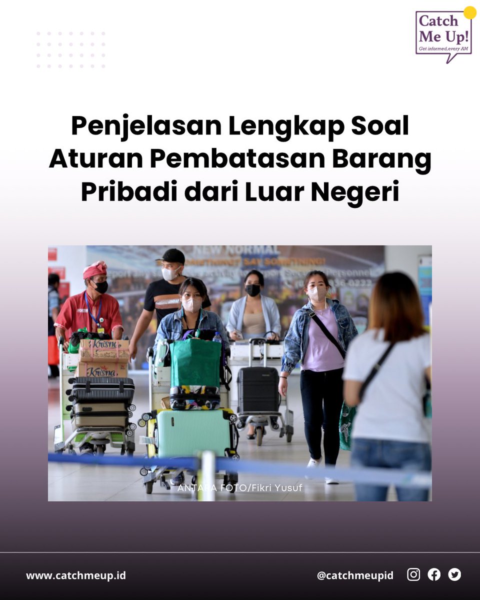 Yang masih bingung, yang masih bertanya-tanya, atau yang masih kzl sama aturan pemerintah soal impor, jastip, dll, sini dibaca sampe kelar, guys. 

Go!!!