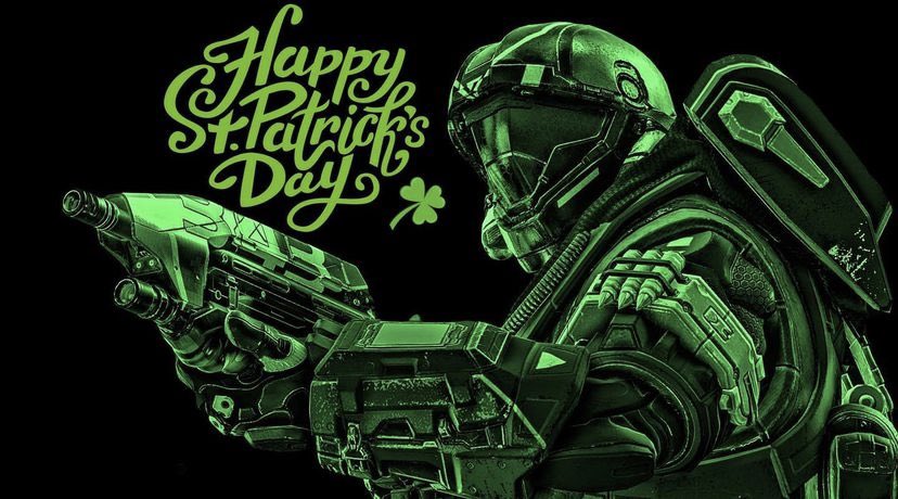 BIackStoneJeweL's tweet photo. π Happy Saint Patrickβs Day! π
Hope everyone wore their green today, anyone out there feeling lucky?
#halo #haloscreenshots #saintpatricksday #weargreen #halospotlight https://t.co/TmP7l4dmLL