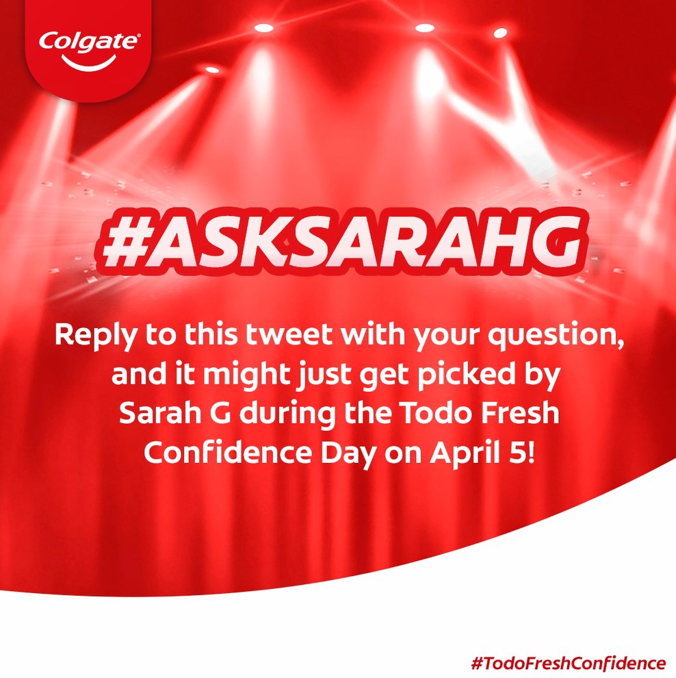 🌟Hey, Popsters! 🌟 Got any questions for Sarah G? 🔥 Now's your chance to #AskSarahG! Drop your questions below 👇 and stand a chance to have them answered LIVE at the #TodoFreshConfidence Day on April 5th!! 📷📷📷