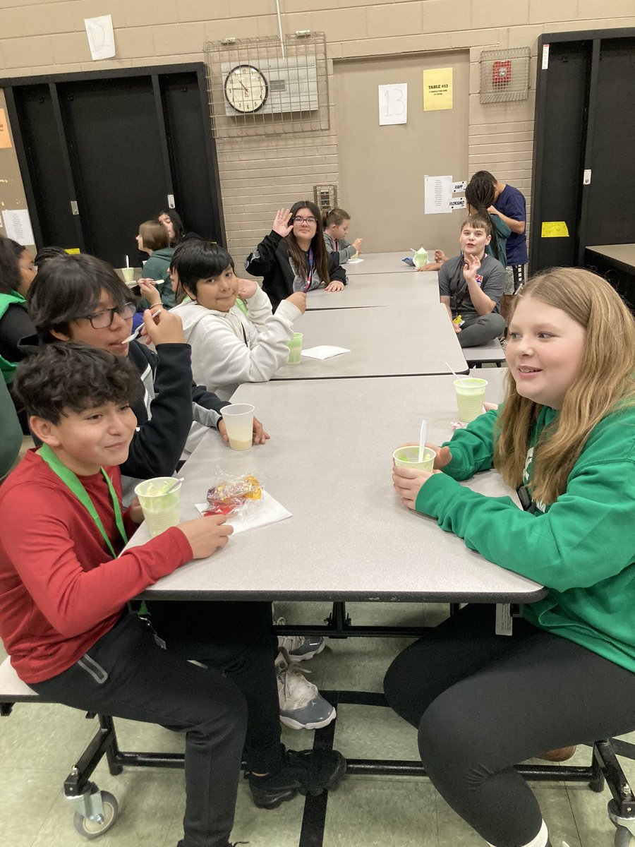 Proud Panthers this past Friday!  The kids really made great choices and contributed to a worthy cause.  They even convinced me to make a guest appearance at the “pie” table.  I couldn’t say no! #BeEvergreen