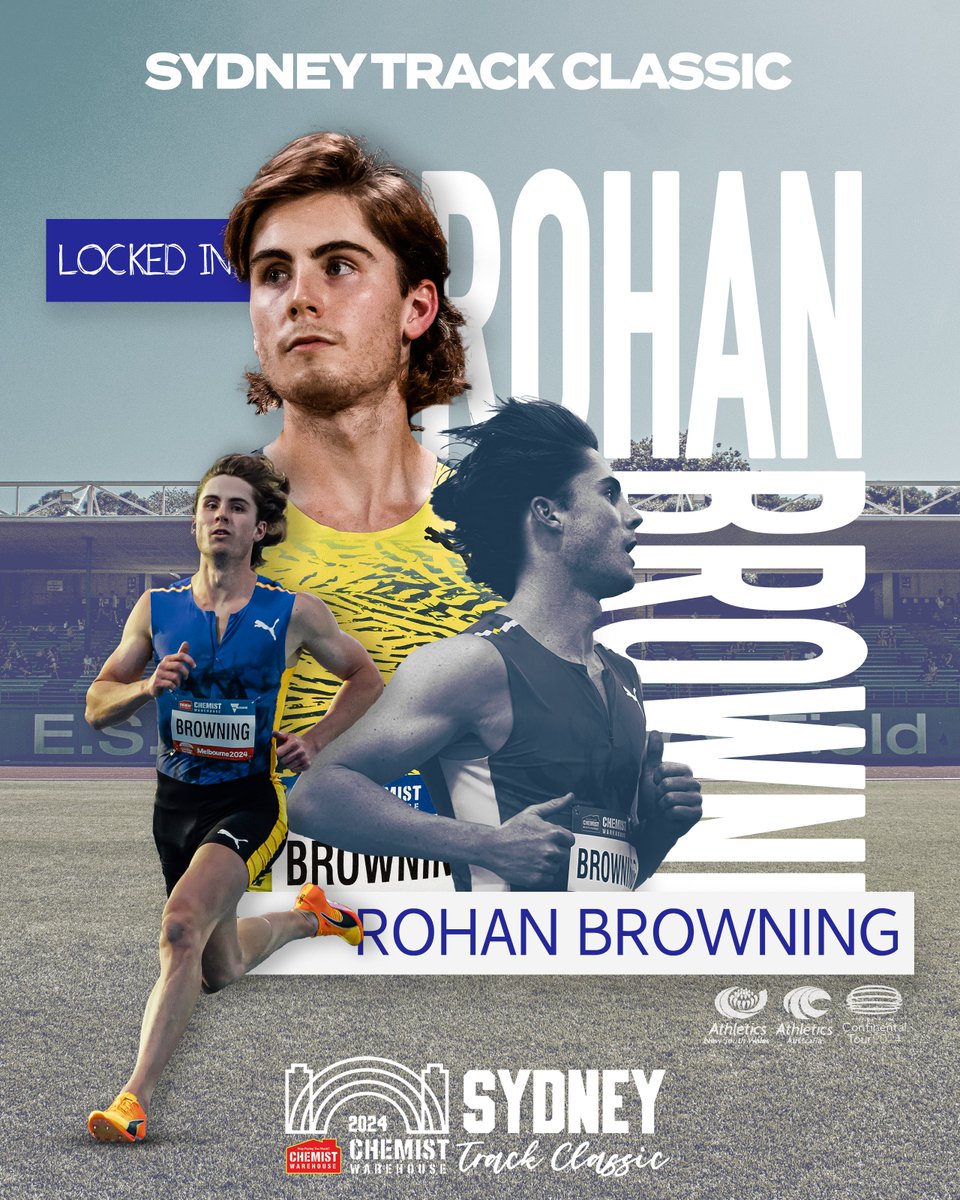 Australia’s fastest man Rohan Browning has confirmed his start in the 2024 Chemist Warehouse Sydney Track Classic 🔥🔥🔥 Get your tickets 👉 bit.ly/3R1jsff Read more 👉 bit.ly/3TjI3xe