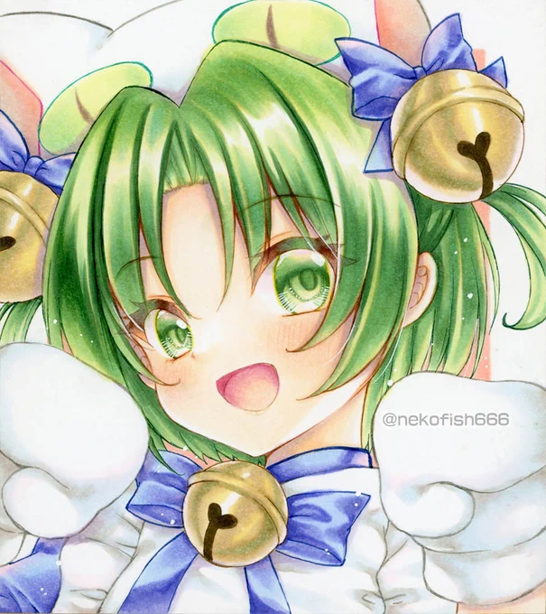 今月描いた絵。初めてハマった作品。今でも年一回描いてる。DUPのひっかけで知り合ったオタク友は、19年経って今まだ連絡繋がってるよヾ(≧▽≦)ノ#でじこ#うさだヒカル#ぷちこ 
