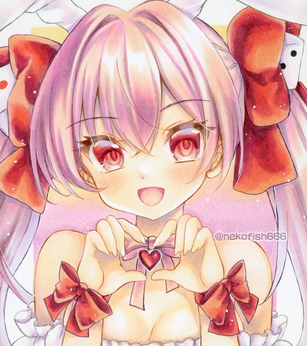 今月描いた絵。初めてハマった作品。今でも年一回描いてる。DUPのひっかけで知り合ったオタク友は、19年経って今まだ連絡繋がってるよヾ(≧▽≦)ノ#でじこ#うさだヒカル#ぷちこ 