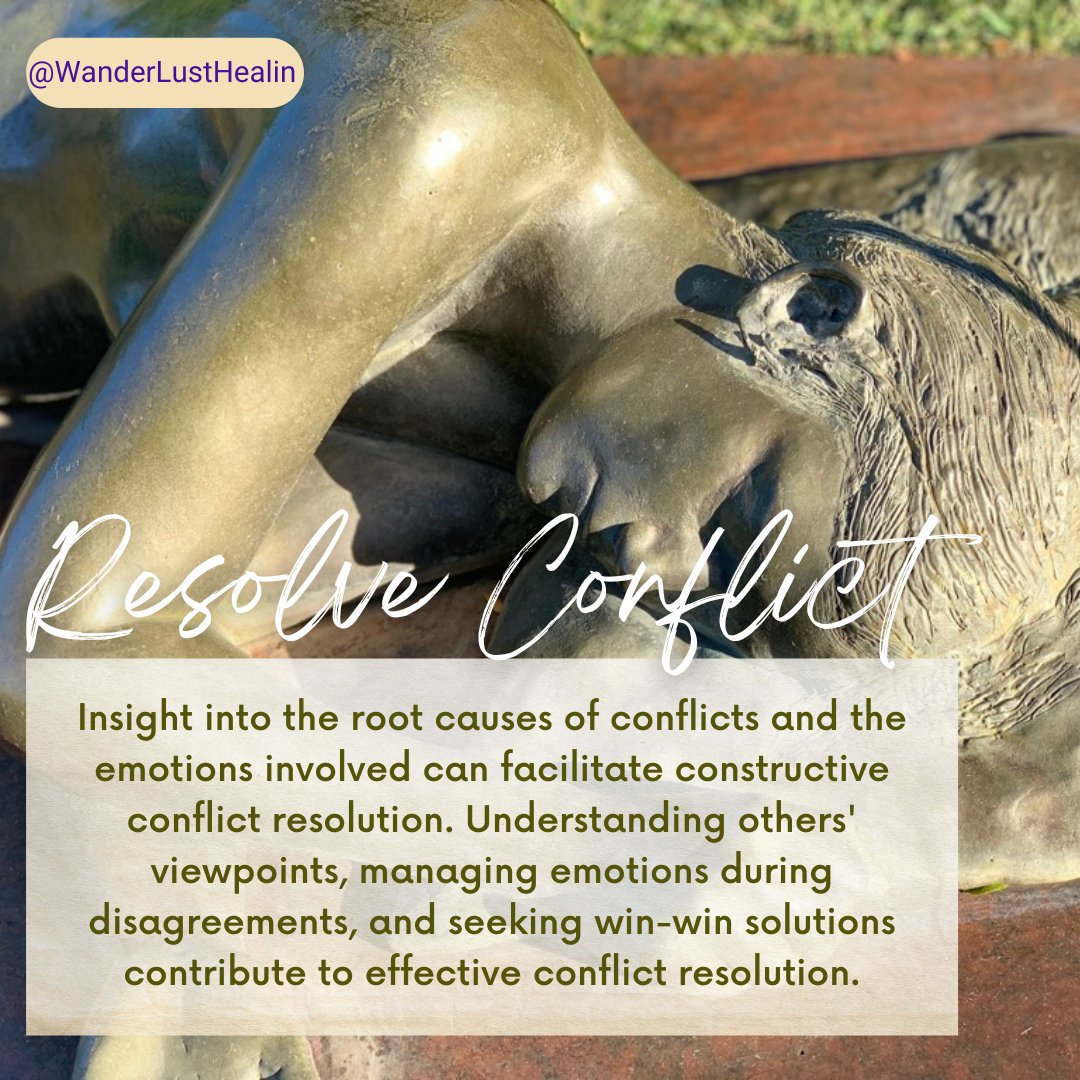 Wanderlusthealn's tweet image. #Exploring the #depths of #conflict #origins and #emotions #paves the way for #constructive #solutions. #Grasp #perspectives, master #emotional #tides, and #strive for #mutual #victories to #resolve #disputes #effectively. #ConflictResolution #Understanding #EmotionalIntelligence