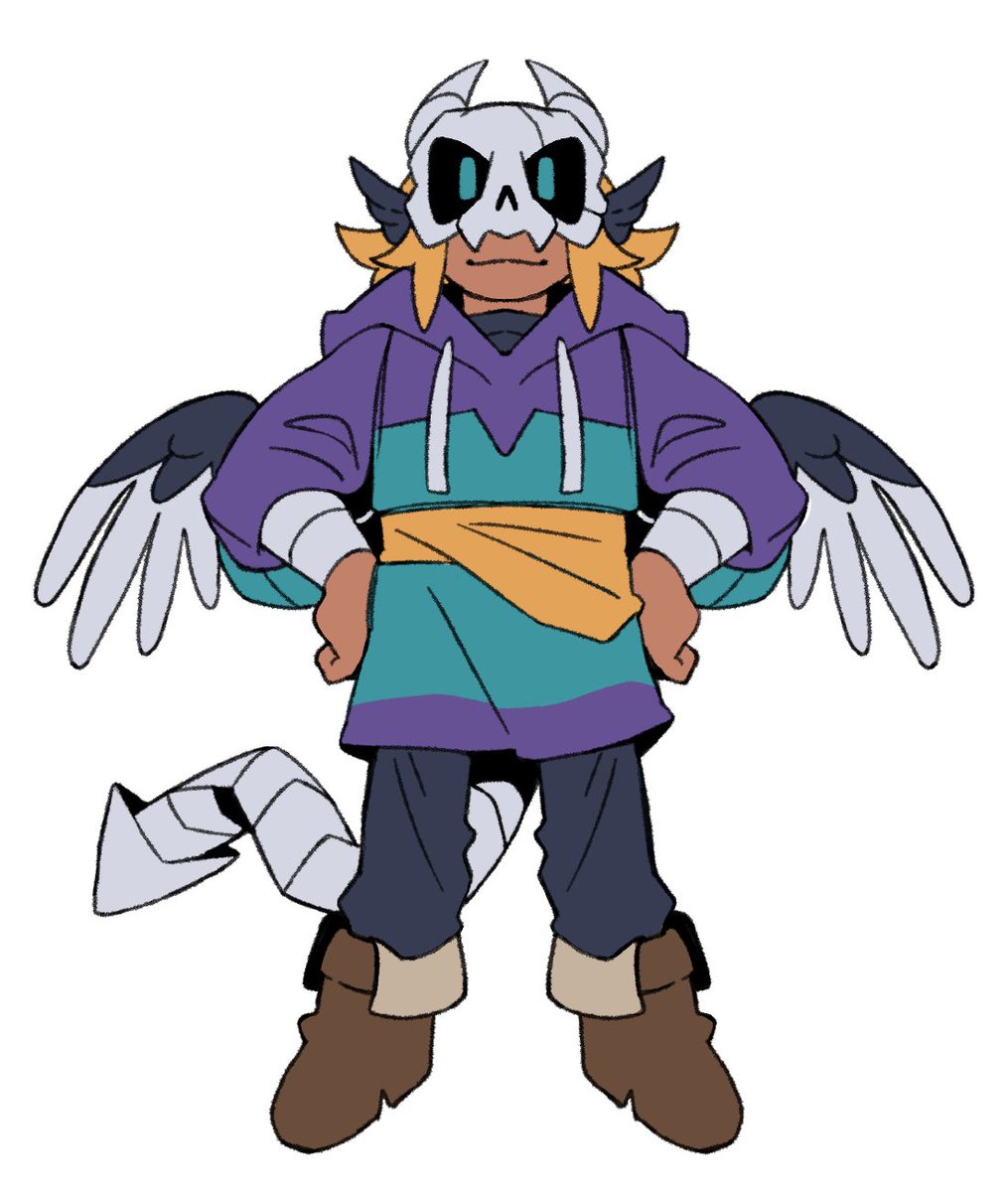 Cloudster_Clown's tweet photo. i wasn't originally going to post this here but i am really proud of it ;w; here's my chayanne redesign! https://t.co/4h4fNMyY5r