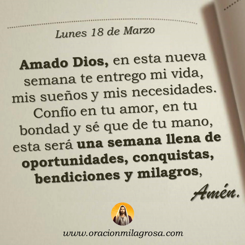 oracion_milagro's tweet photo. Oración para el lunes 18 de marzo de 2024: https://t.co/JShphCyweE